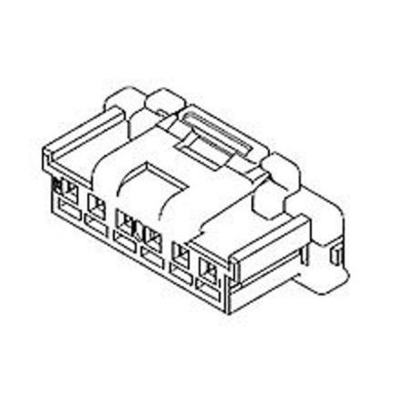 MOLEX Combination Line Connector, 5 Contact(S), Female, Crimp Terminal, Receptacle 5051511501